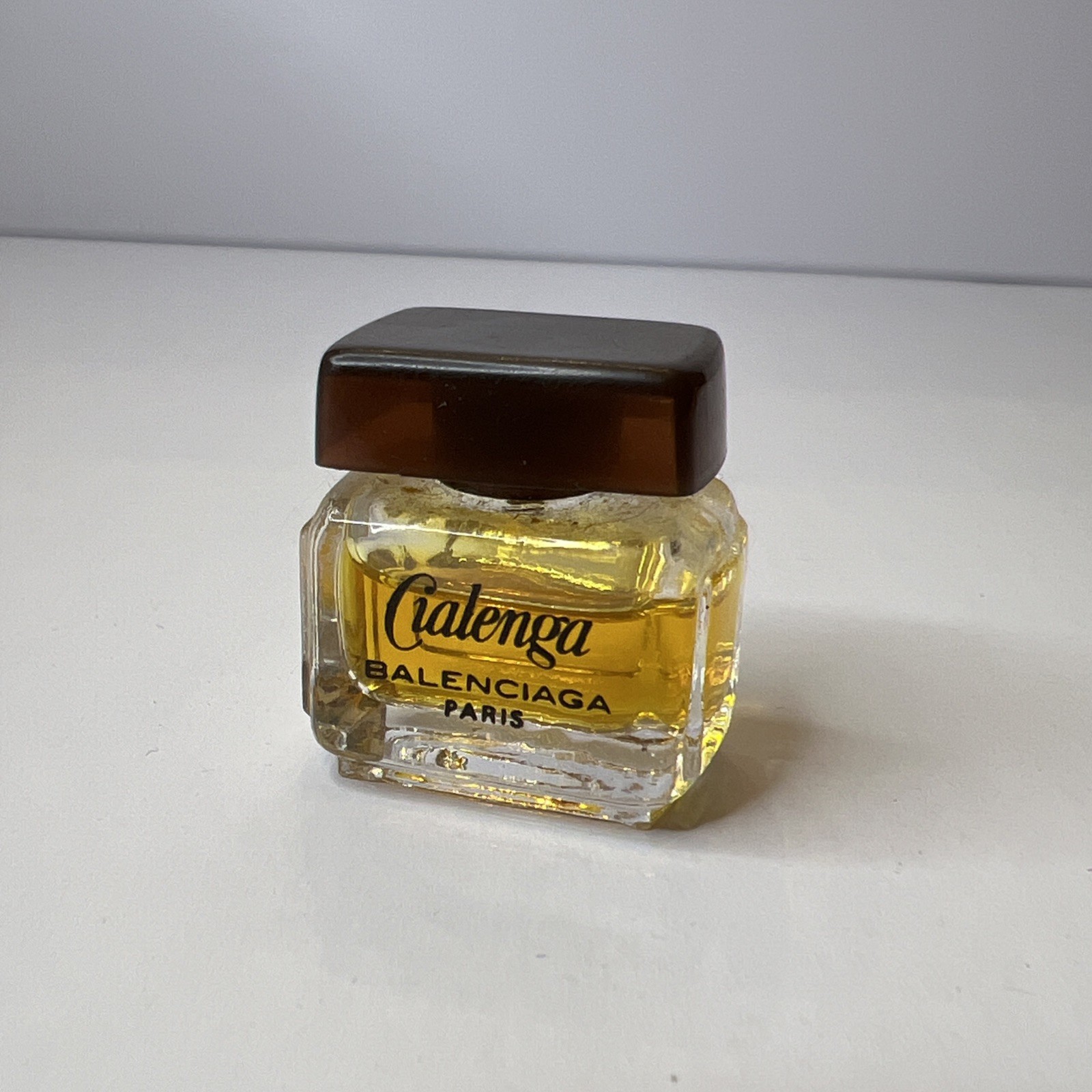 Vtg CIALENGA Perfume by BALENCIAGA PURE PARFUM 1.8mL Miniature ORIGINAL FORMULA