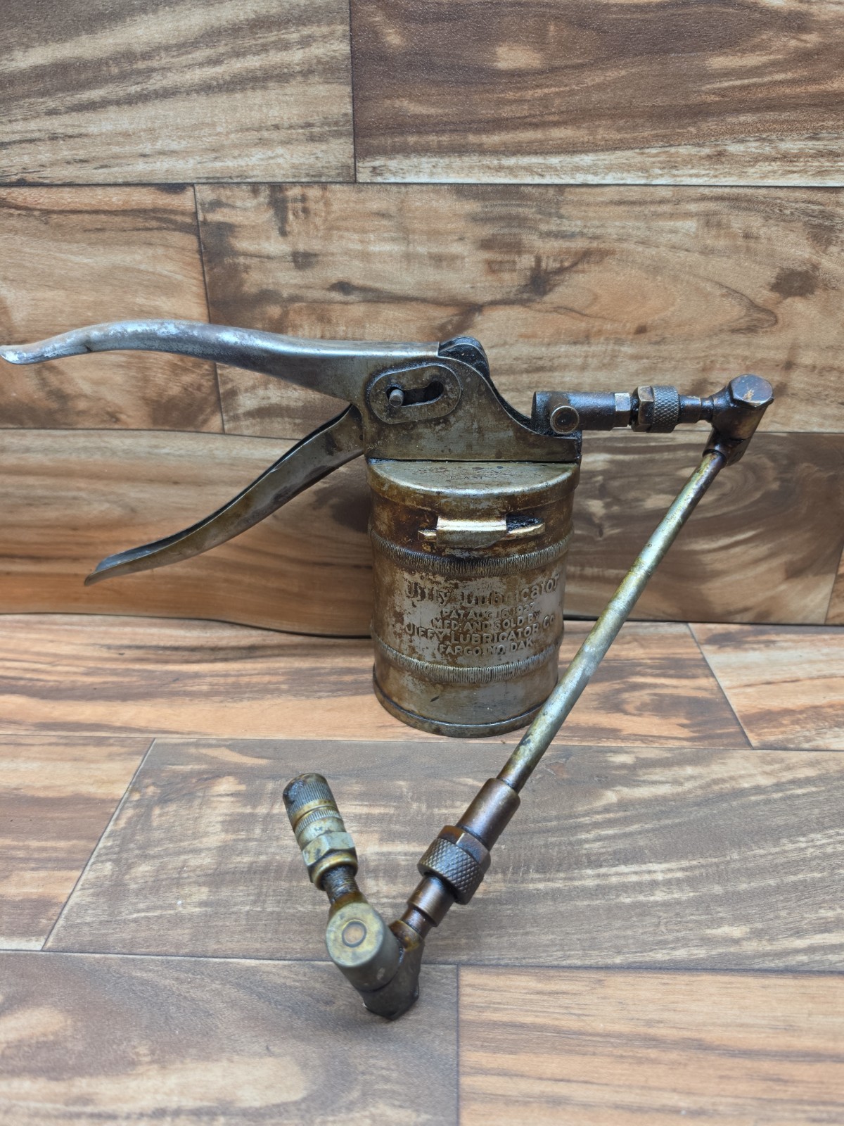 Vintage Jiffy Automotive Lubricator Fargo ND