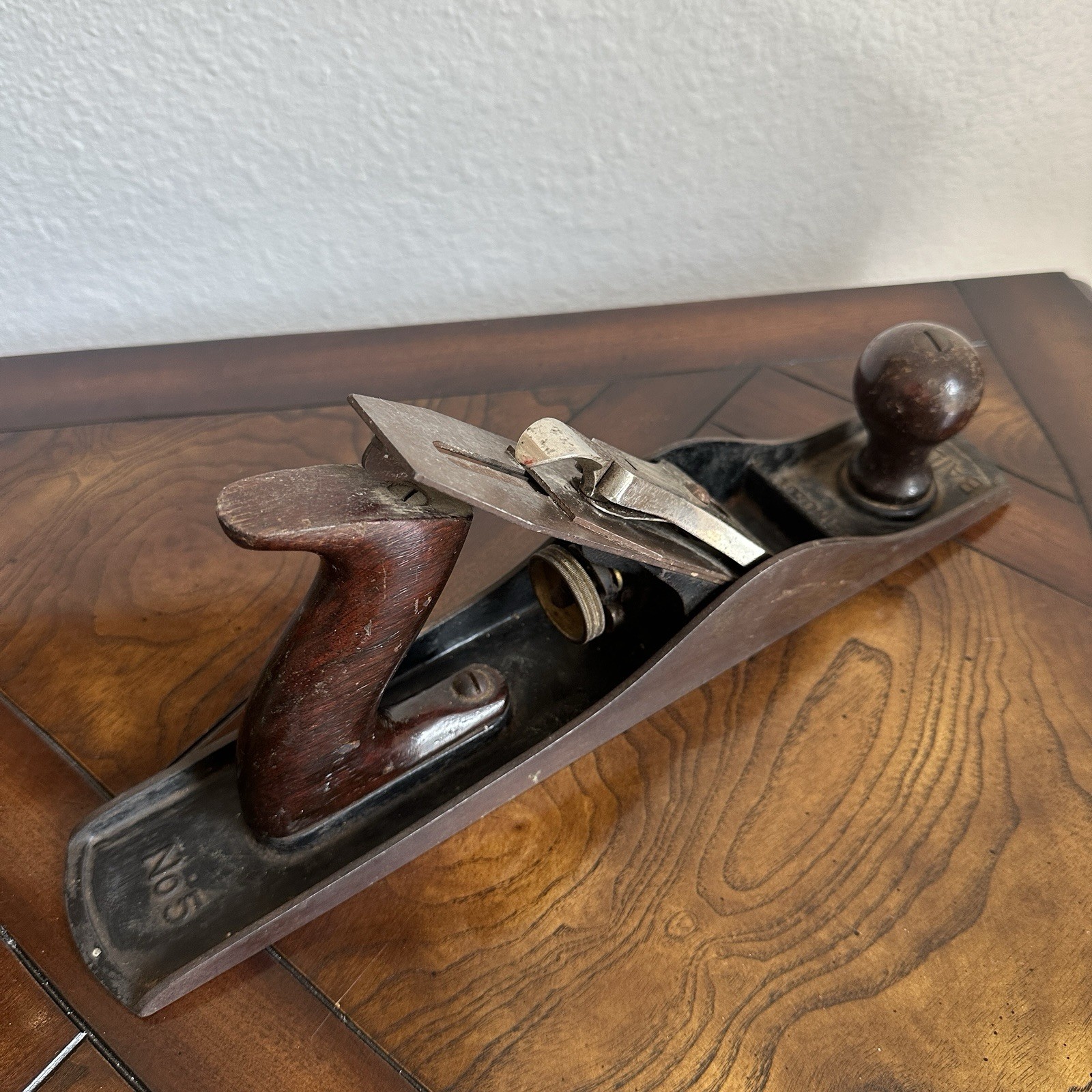 Authentic Pre-WWII Stanley Bailey No. 5C Type 16 Plane 1933-1941 Corrugated