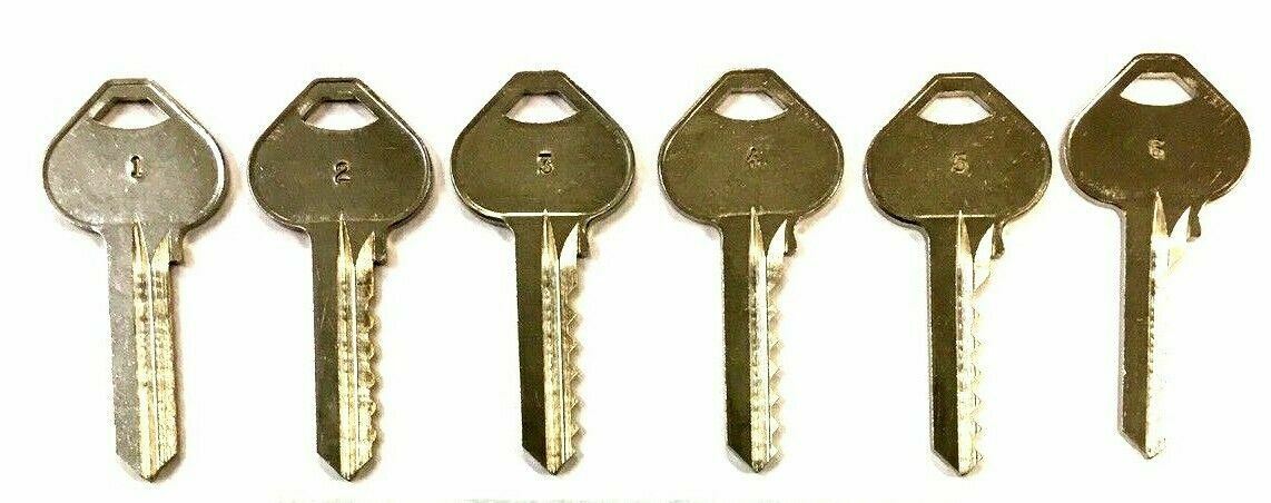 1 Corbin Russwin RU46 A1011D1 Commercial Space and Depth Keys 6 Cut