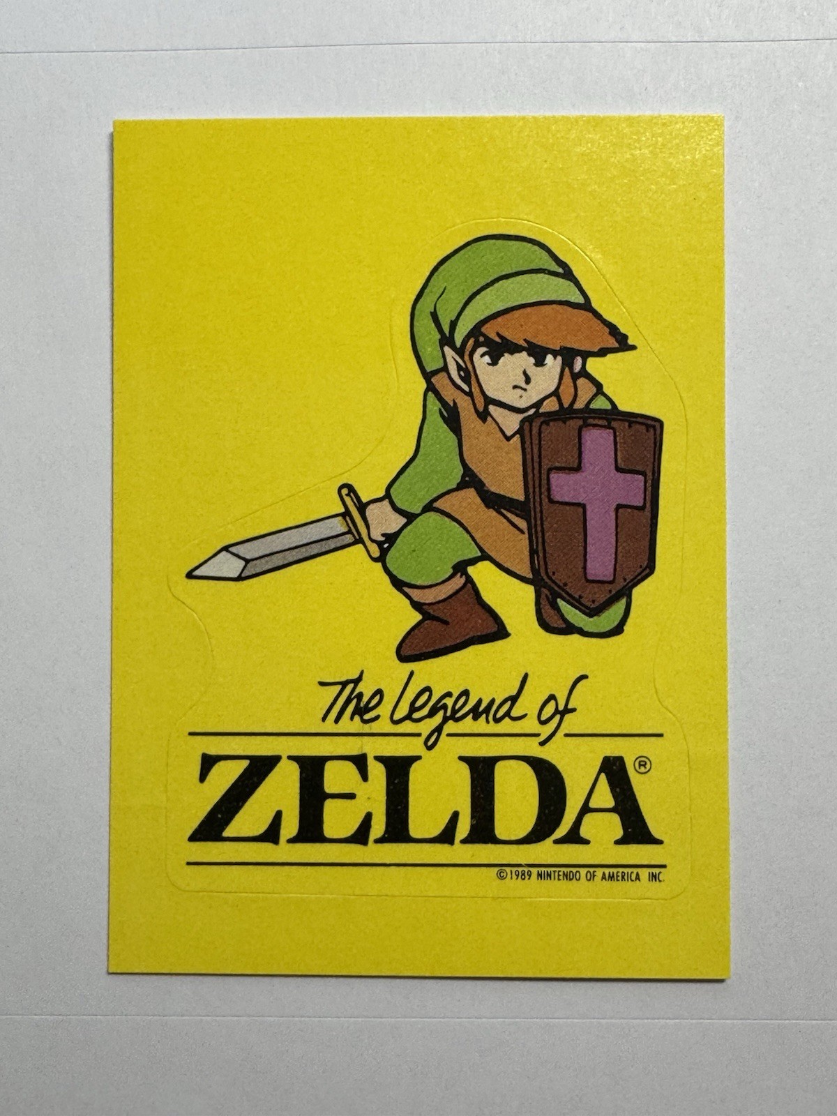 1989 TOPPS NINTENDO THE LEGEND OF ZELDA LINK STICKER #5