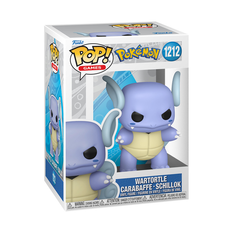 Funko Pop Pokémon - Wartortle #1212 with Protector - New