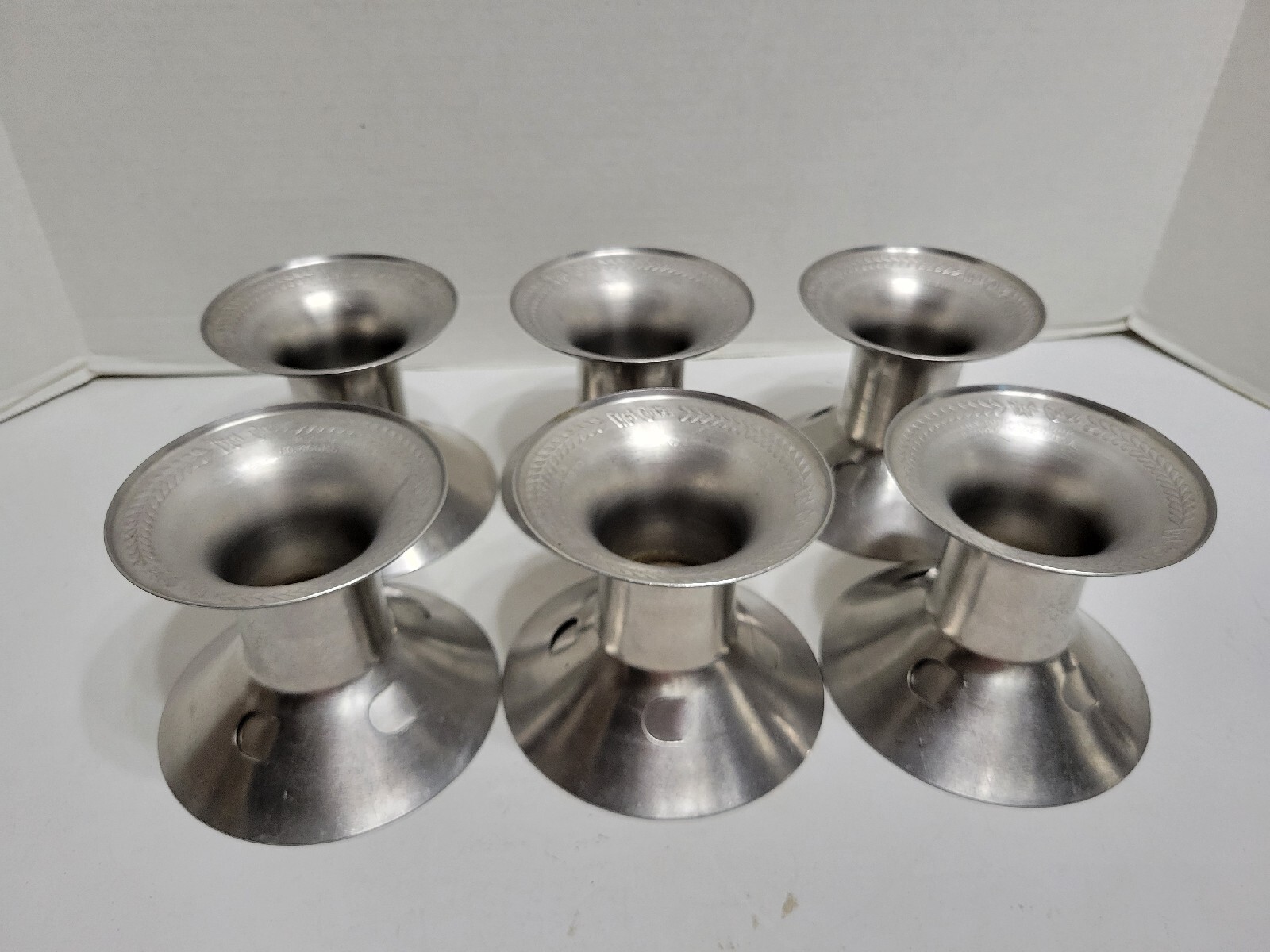 Lot of 6: Vintage Lily Cups Mixrite Holders 466MS Lily Tulip Cup Corp New York 