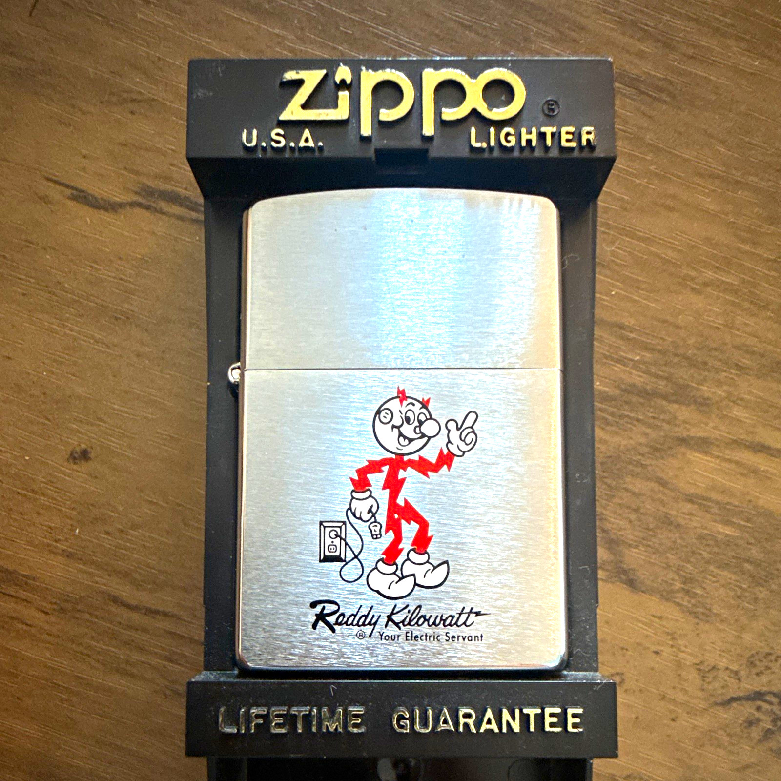 Vintage Zippo USA Reddy Kilowatt \