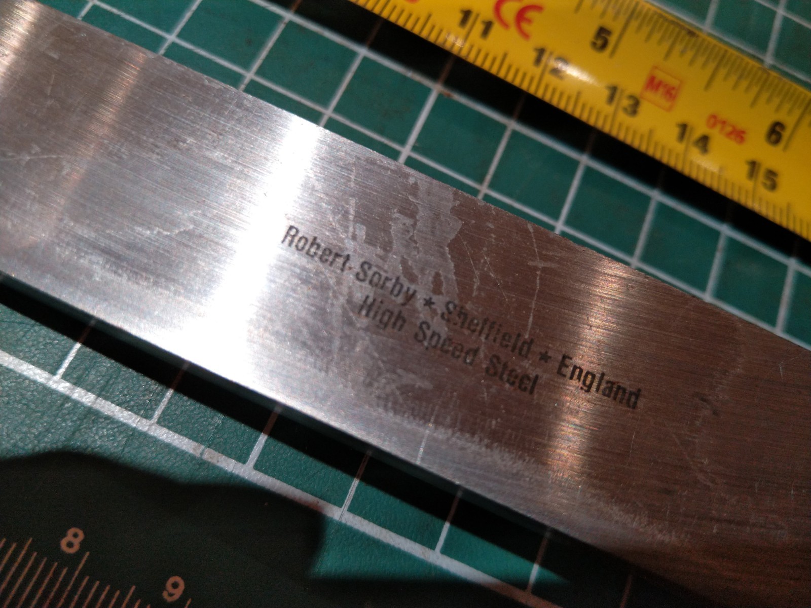 Robert SORBY HSS woodturning skew chisel 810H W~1\