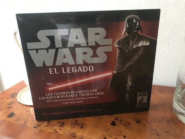 STAR WARS EL LEGADO the legacy book 30th anniversarie SW 2 cds & merchandaising 