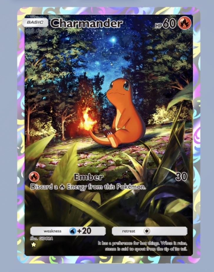 Pokemon TCG Pocket ✨ CHARMANDER Full Art - Gen APEX English (Pokemon digitalCard