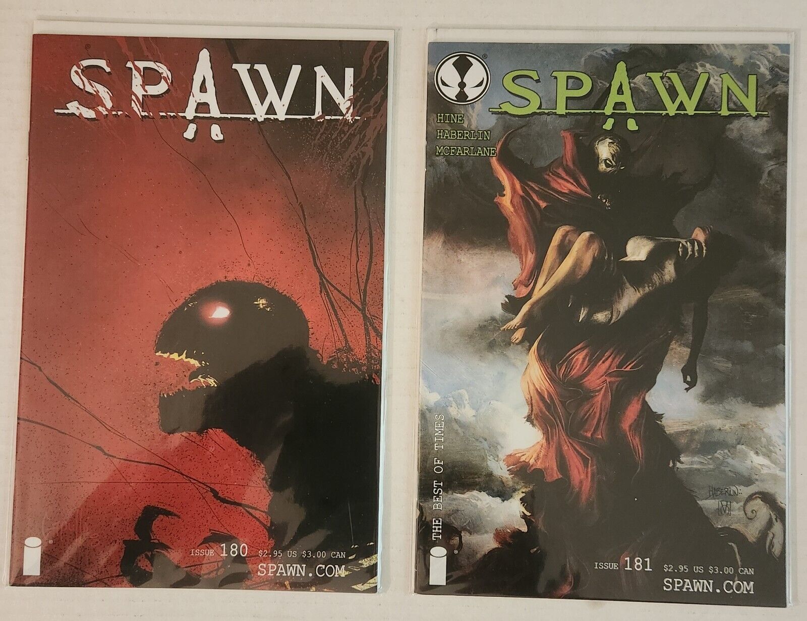 Spawn #180, 181, 182, 184, 186, 187, 188, 189 (Image Comics 08-09) 8 ISSUE LOT