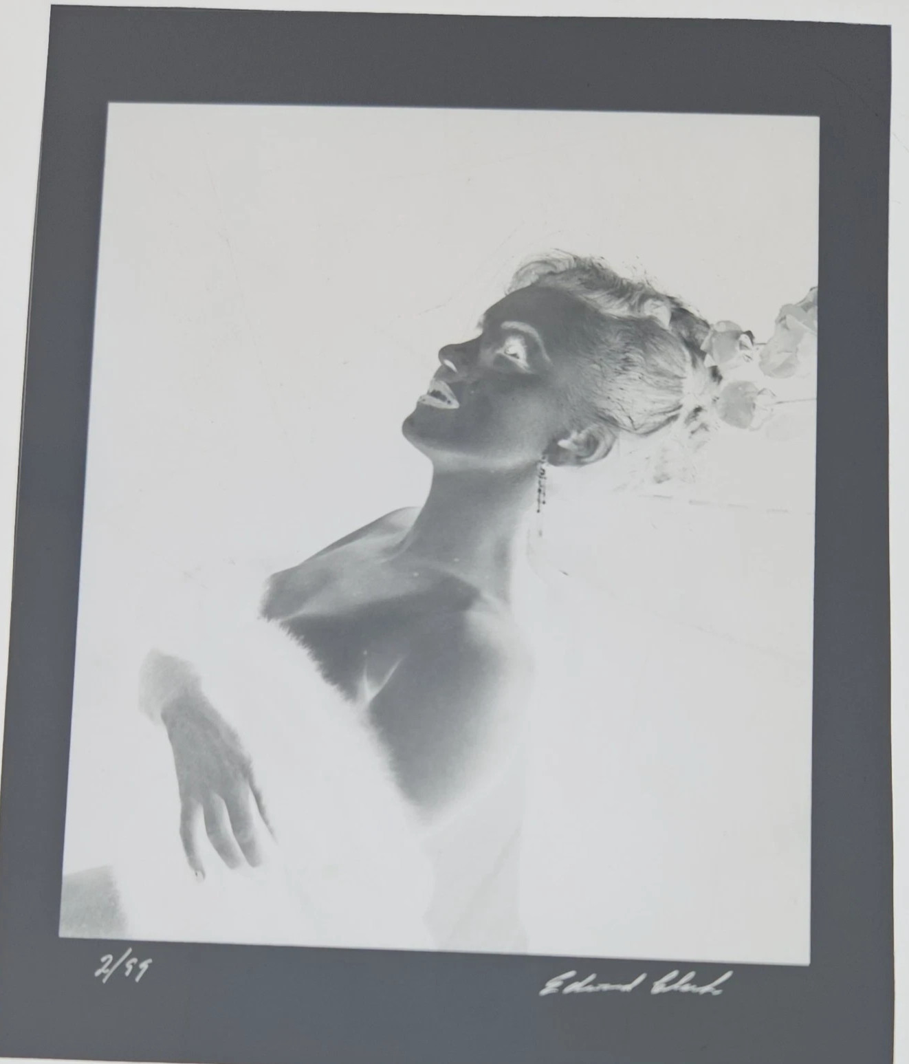 Marilyn Monroe 4x6 film photo copy Ed Clark Vintage B&W Glamour Pinup