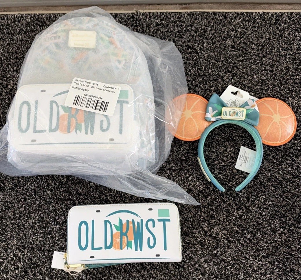 NEW Disney Parks Old Key West Resort Loungefly Rare Bundle of 3