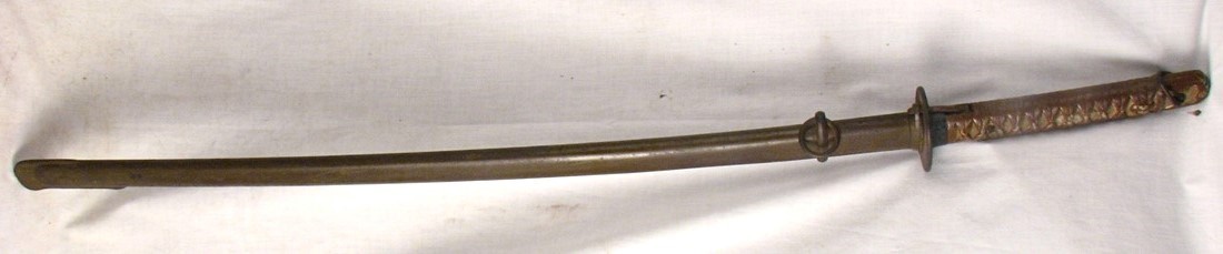 JAPANESE NCO SWORD WW2 UNTOUCHED CONDITION MATCHING #\'S