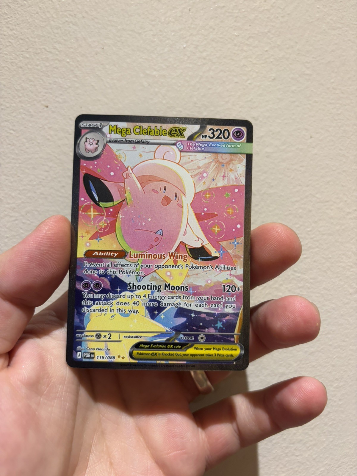 Mega Clefable ex 119/088 SIR Perfect Order 