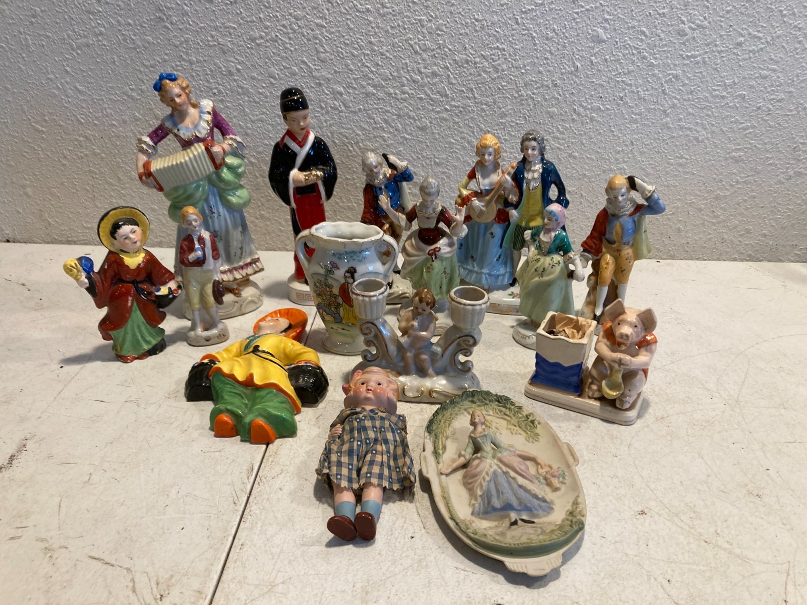 Vintage Occupied Japan Porcelain Victorian Lot 5+ Pieces