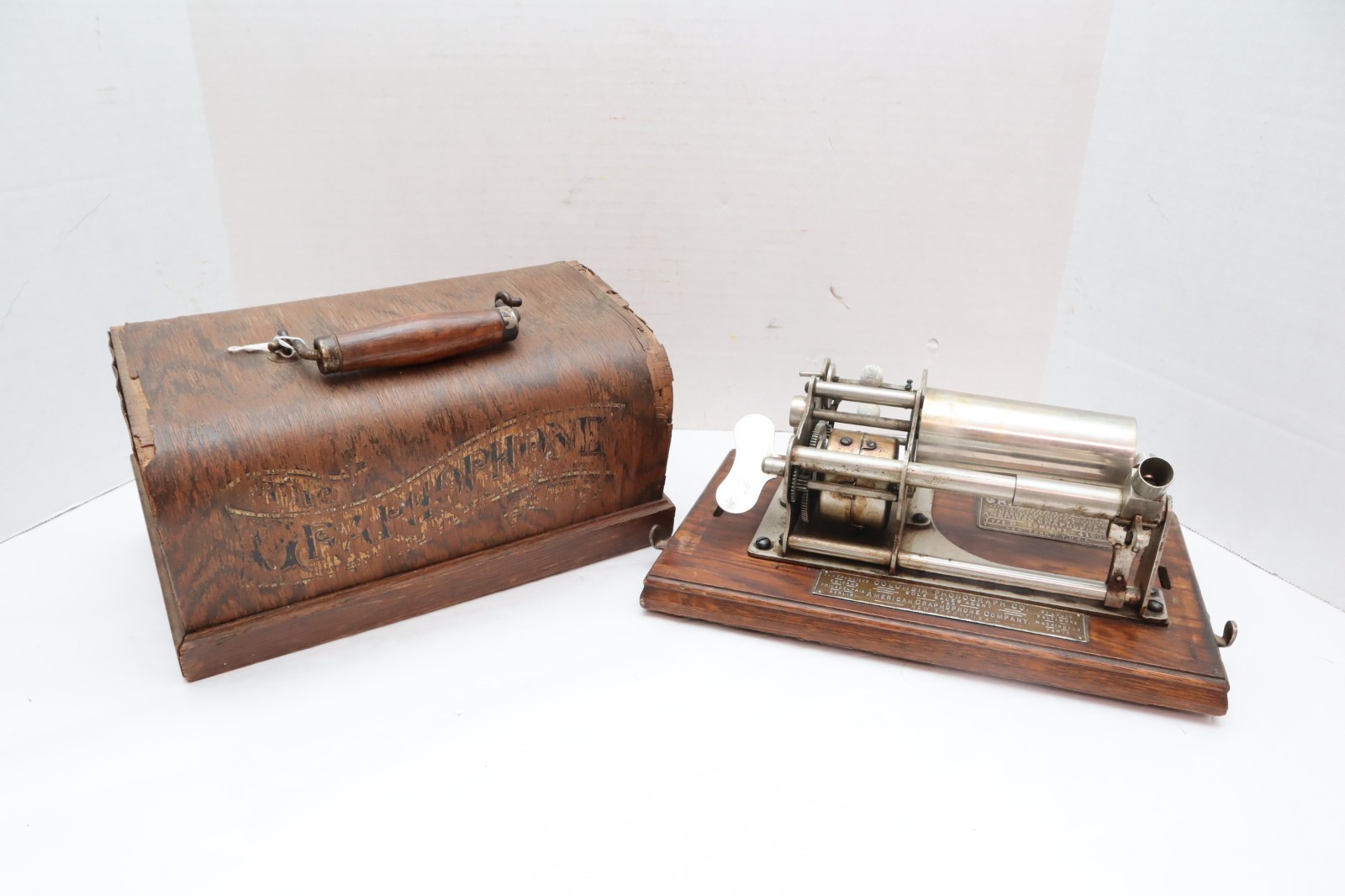 Antique Columbia Model B “Eagle” Cylinder Phonograph
