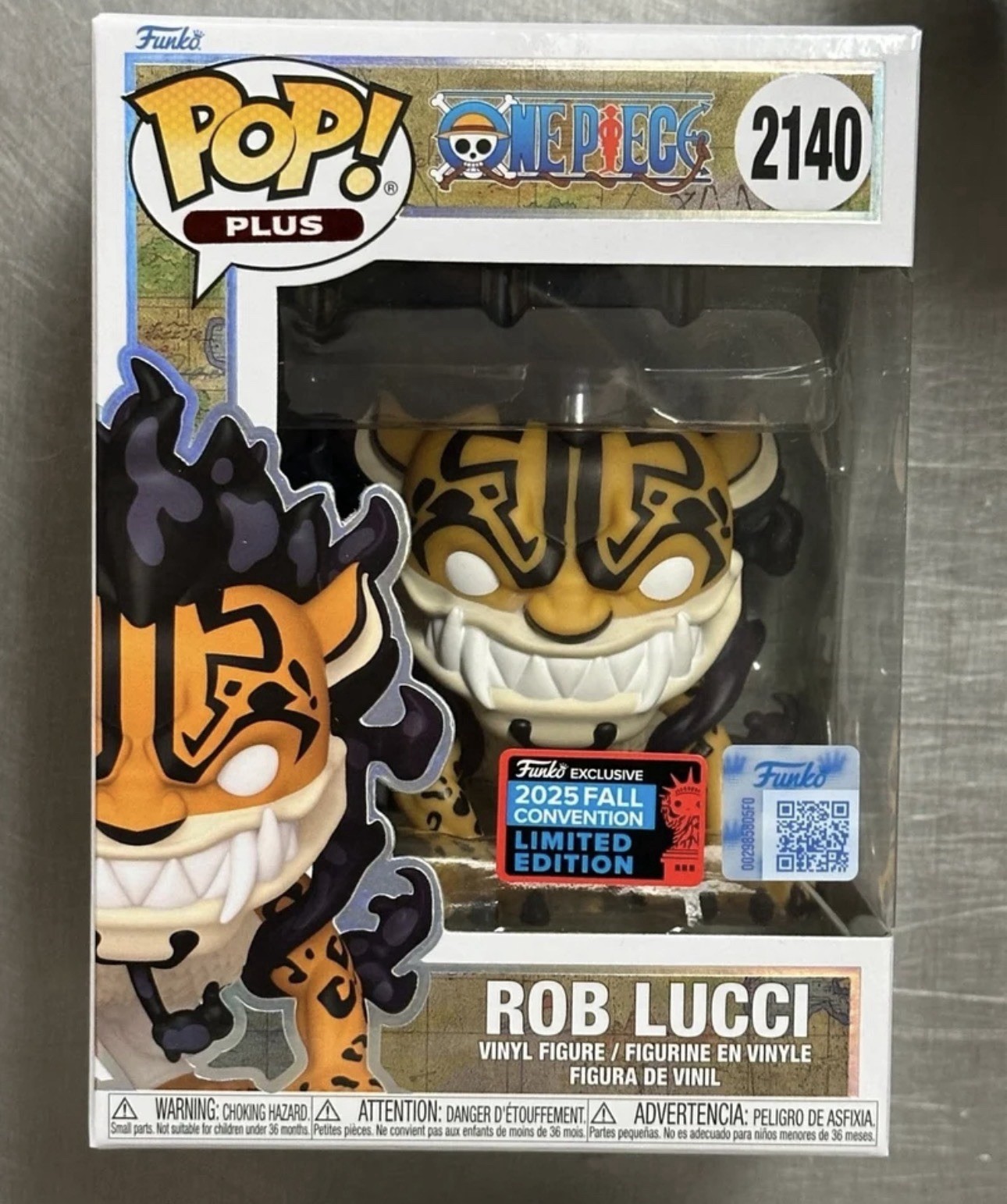 One Piece - Pop Plus Rob Lucci #2140 (NYCC 2025 Shared Exclusive) Funko Pop One Piece - Pop Plus Rob Lucci #2140 (NYCC 2025 Shared Exclusive) Funko Pop