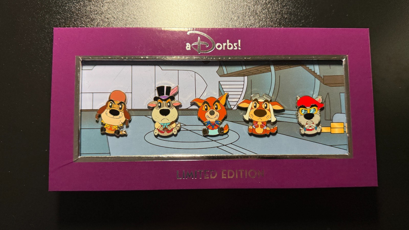 WDI MOG Glendale Disney Afternoon TaleSpin aDorbs 5-pin Box Set LE 400