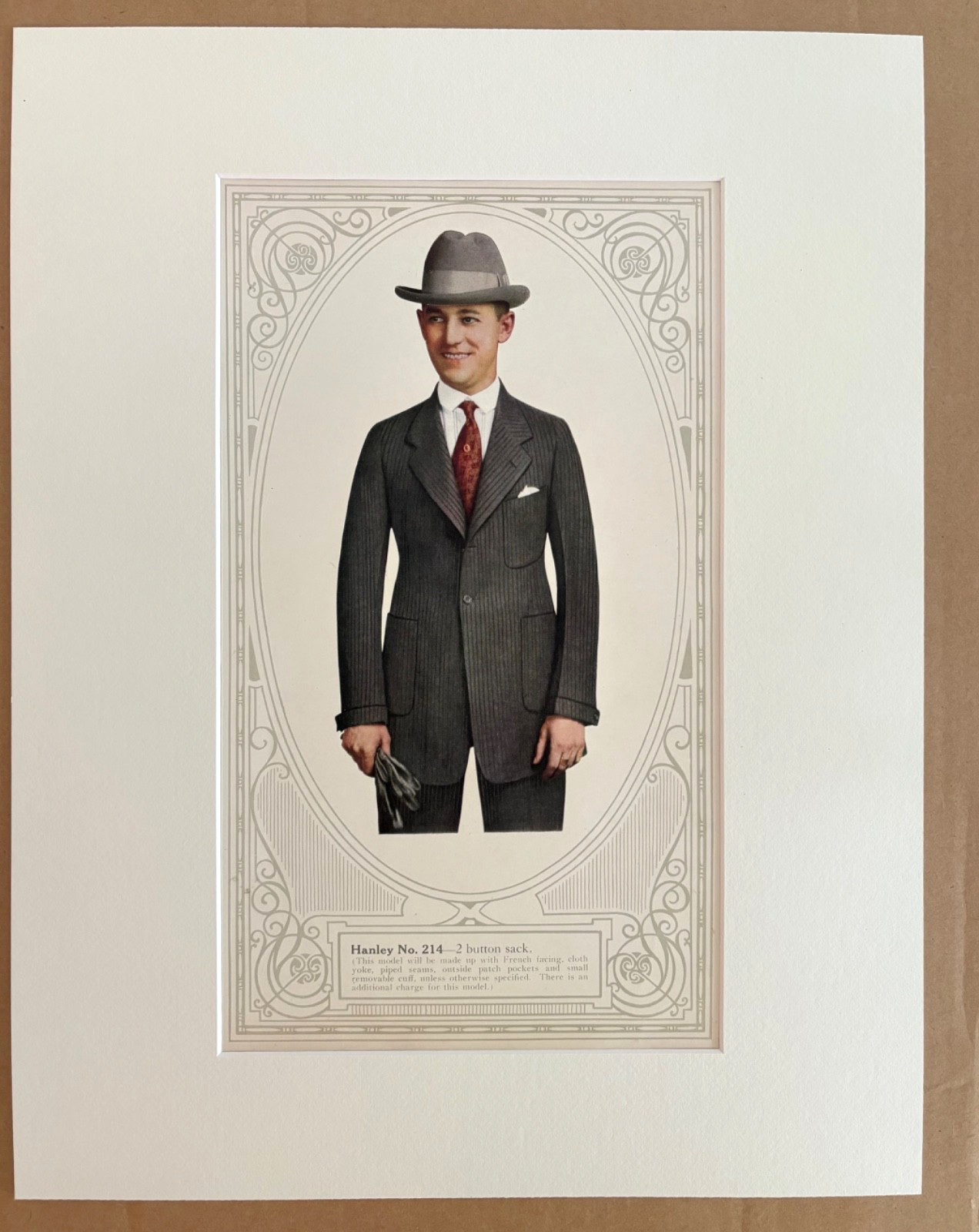 Antique Men's Print  from 