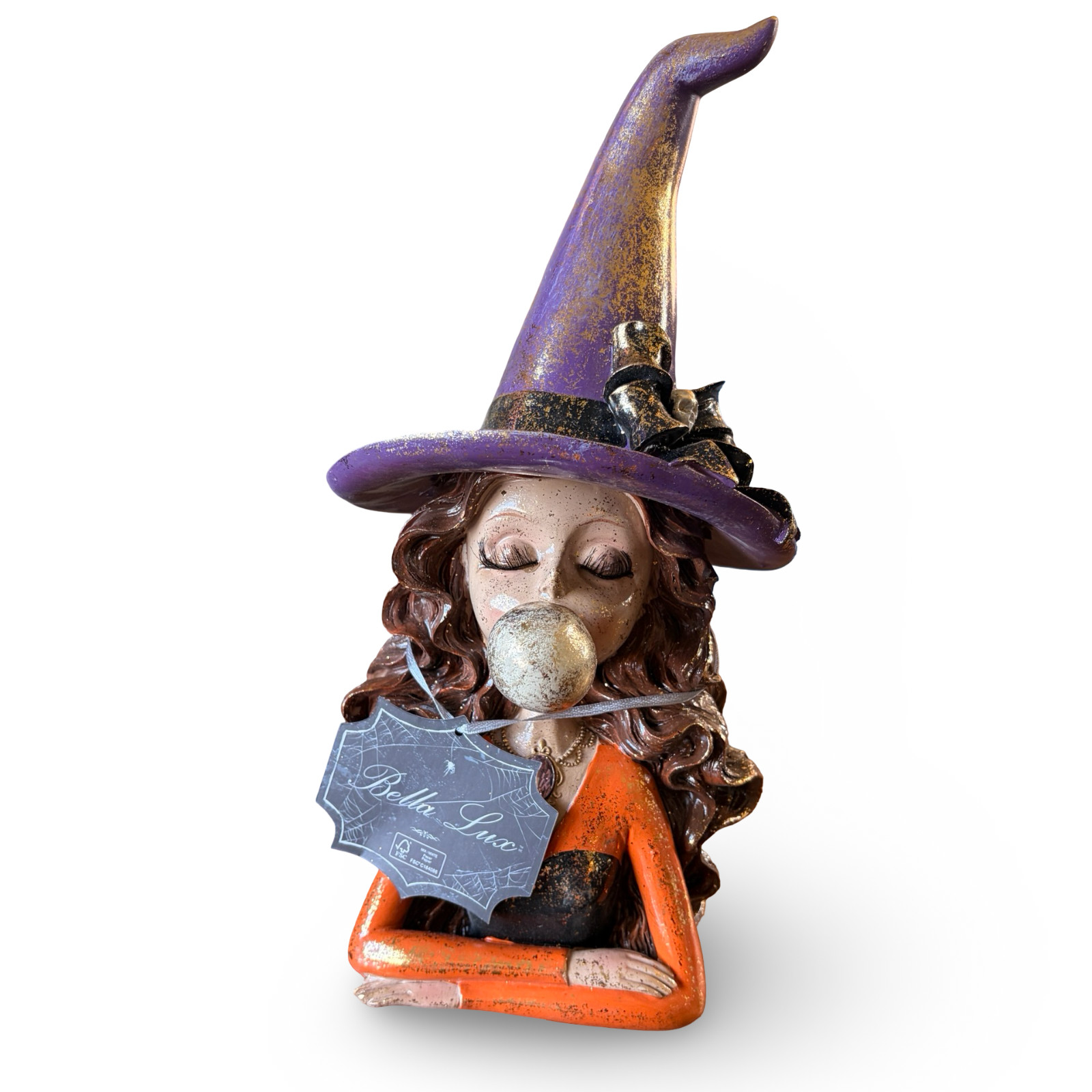 Bella Lux Halloween Witch Bubblegum Figurine 13\