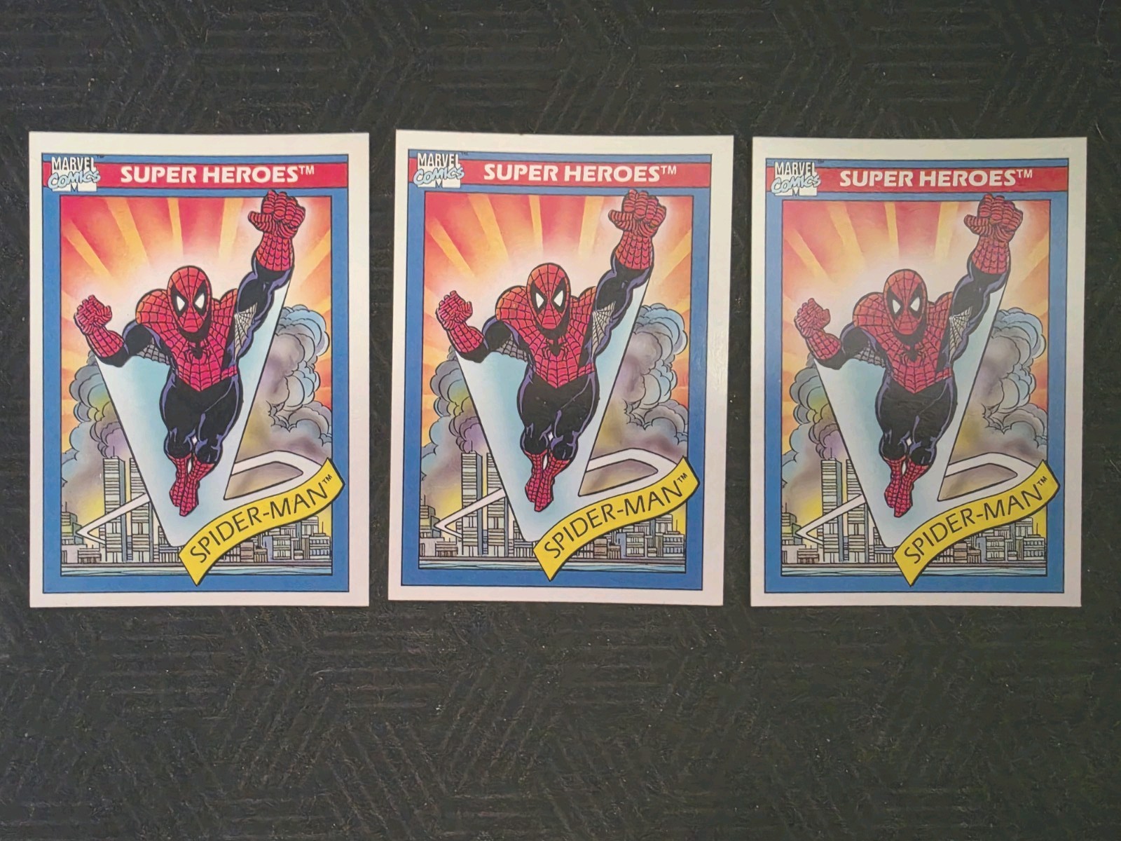 (3) 1990 1991 Impel Marvel Universe Series 1 Cosmic Spider-Man #30 MCU 