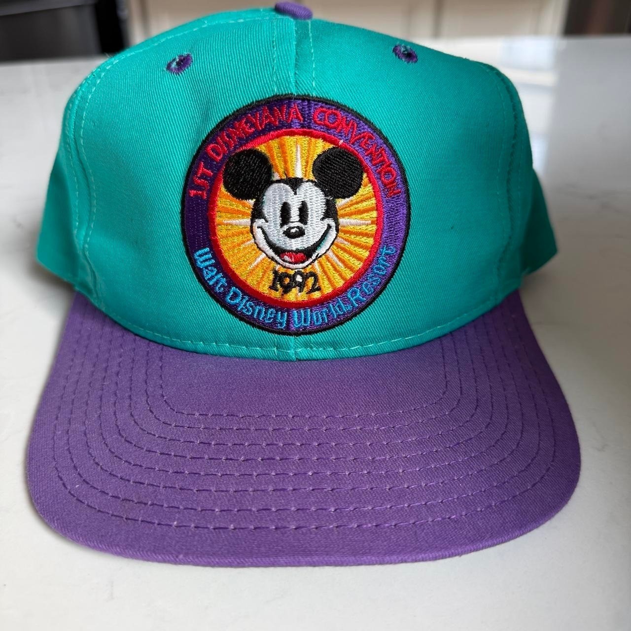 Vintage 1992 15th Disneyana Convention Goofy\'s Hat Co Snapback Hat Disney World
