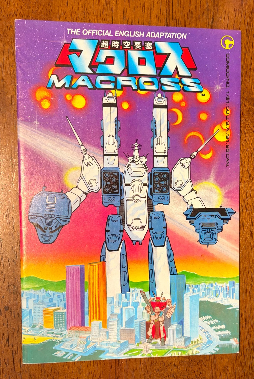 MACROSS #1 (Comico Comics 1984) -- 1st Appearance ROBOTECH -- FN