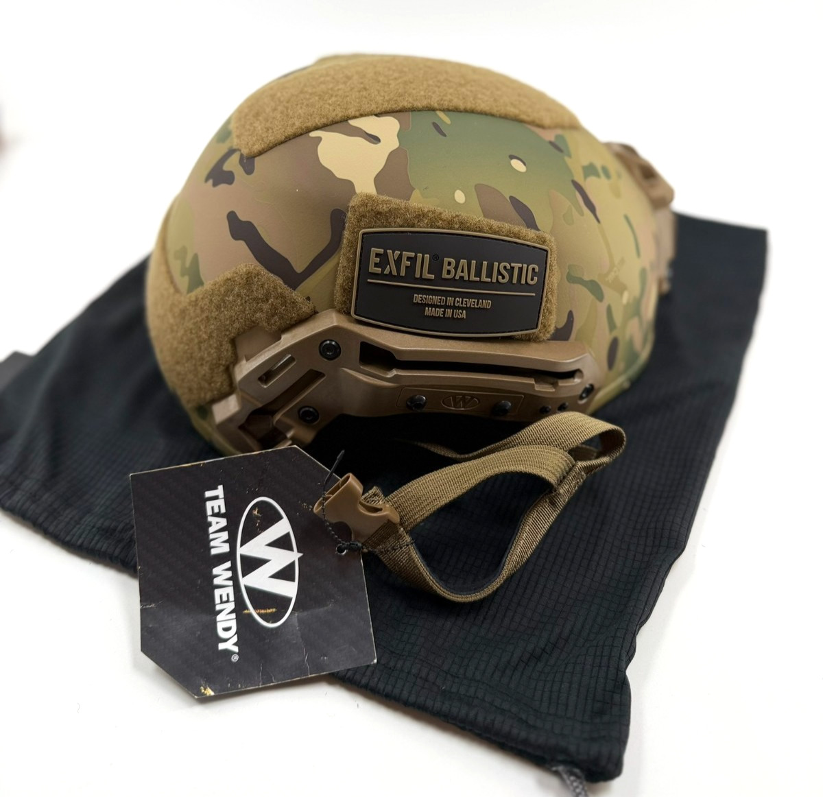 TEAM WENDY EXFIL BALLISTIC HELMET w /All Accessories - SZ 2 ML, Level IIIA - NEW