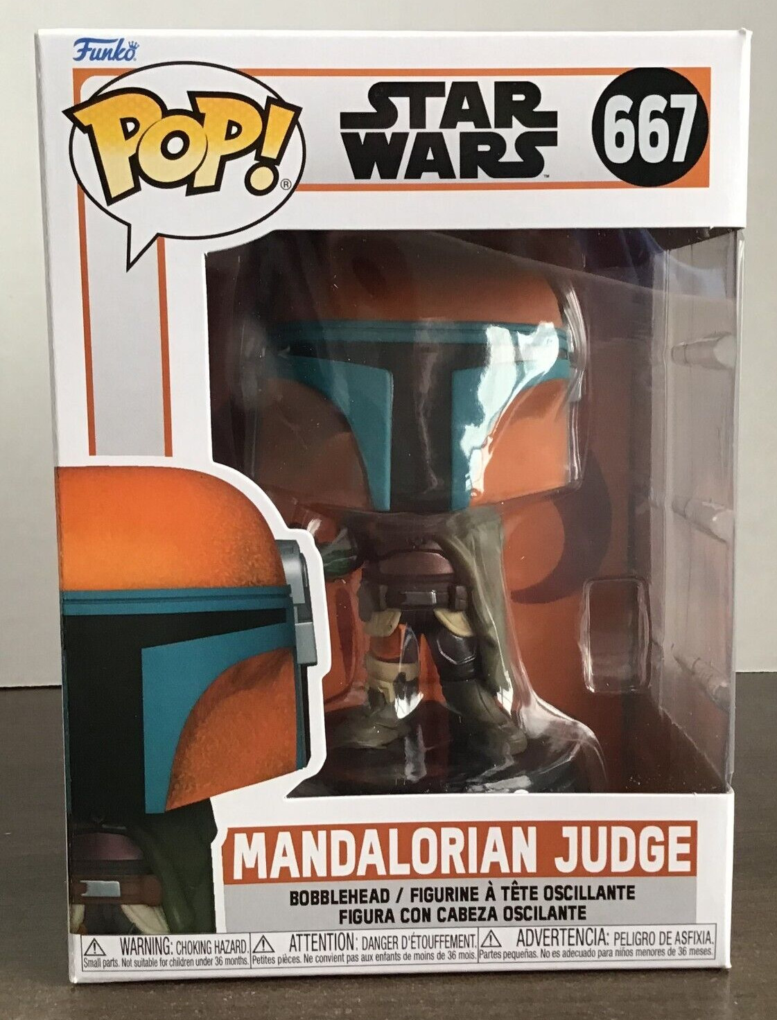 Funko Pop Star Wars: The Mandalorian Mandalorian Judge Pop Vinyl Figure #667