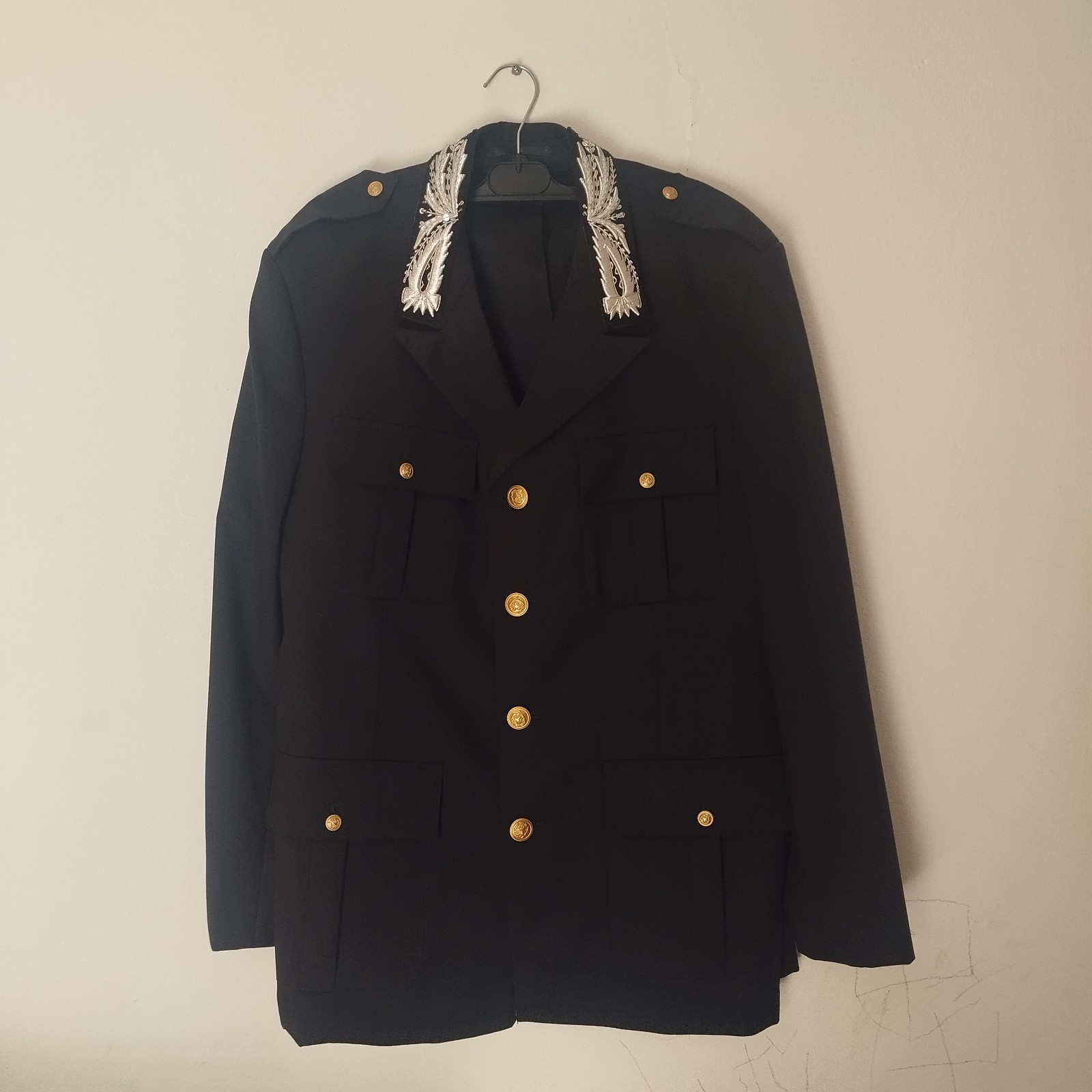 Albanian Jacket Vintage Military  Shqiptare  Size 56 Used
