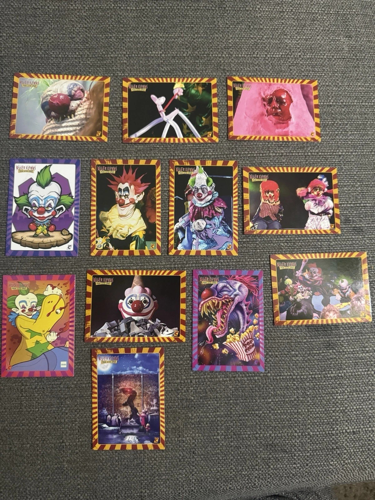 Cardsmiths Killer Klowns From Outer Space Vintage Flashbax Cards