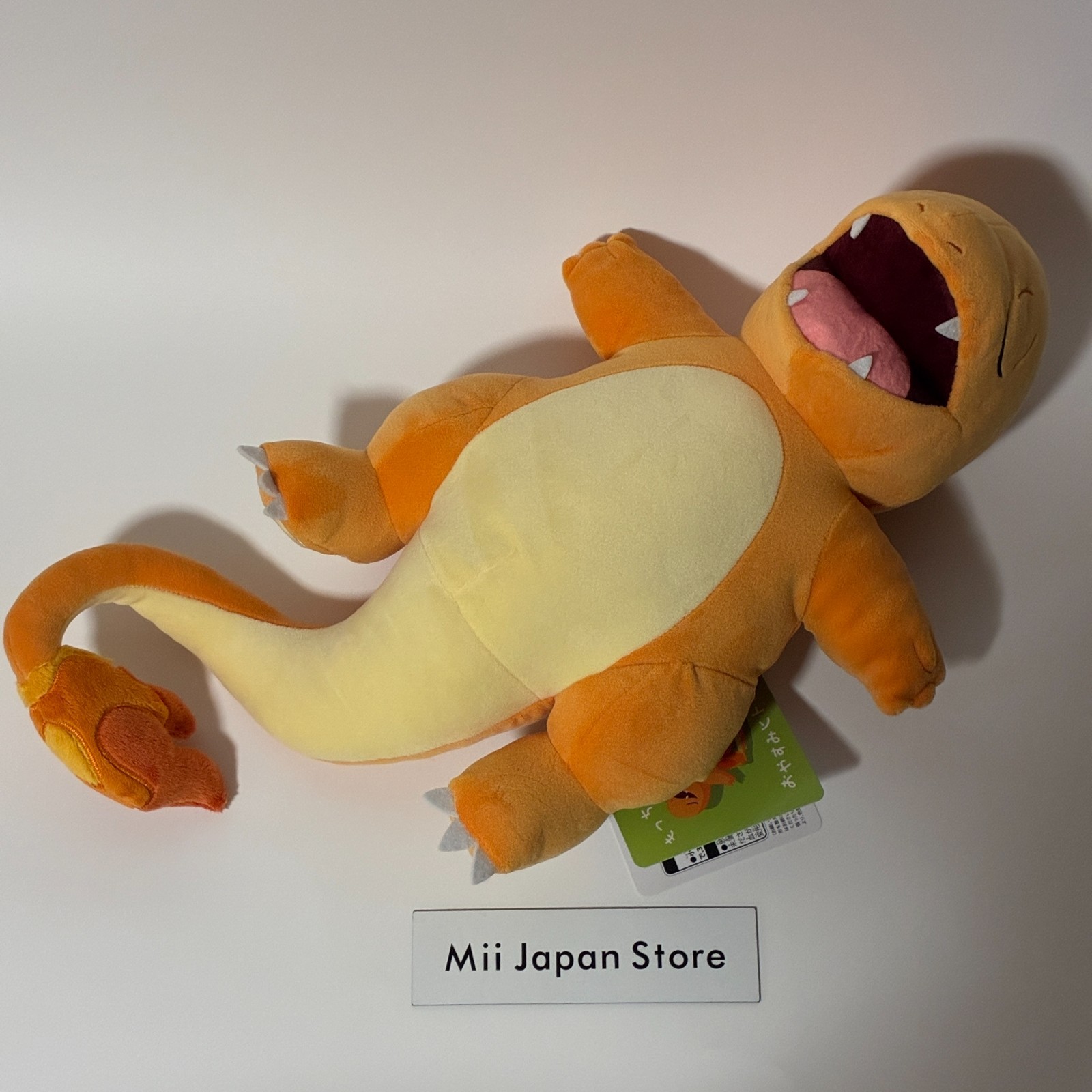 Pokemon Center Charmander Mochiri Plush Doll Sleeping 14.96