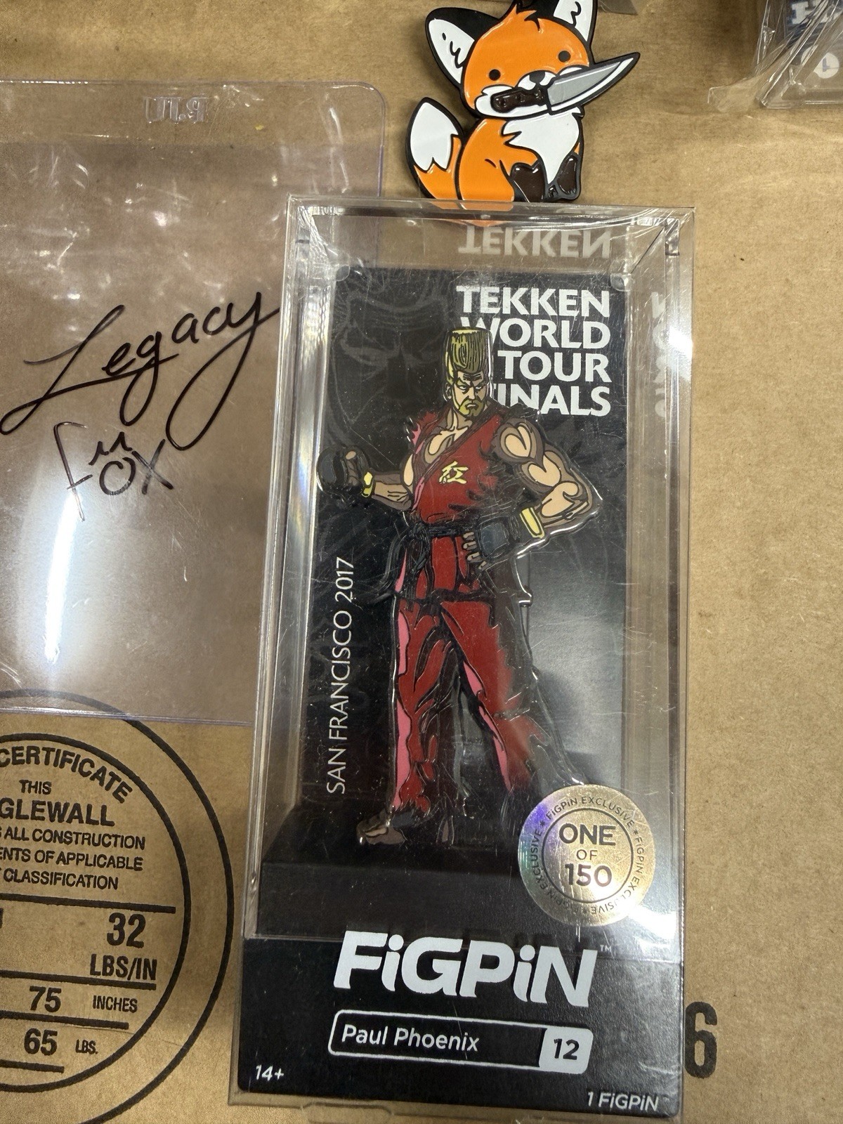 Tekken 7: Paul Phoenix: #12: FigPin: San Francisco 2017 Tekken 7: Paul Phoenix: #12: FigPin: San Francisco 2017