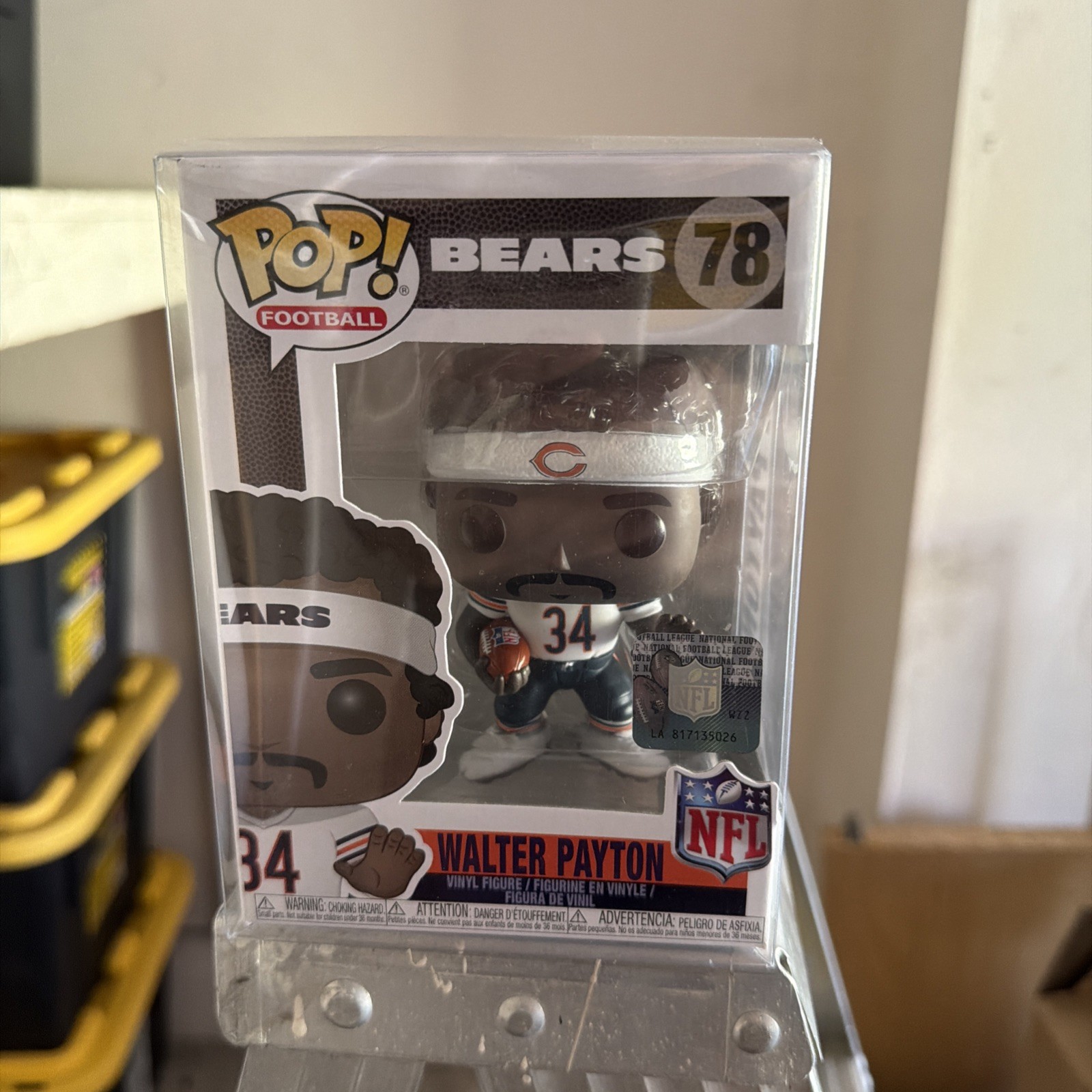 Funko Pop Football Walter Payton Chicago Bears Pop Vinyl Figure #78