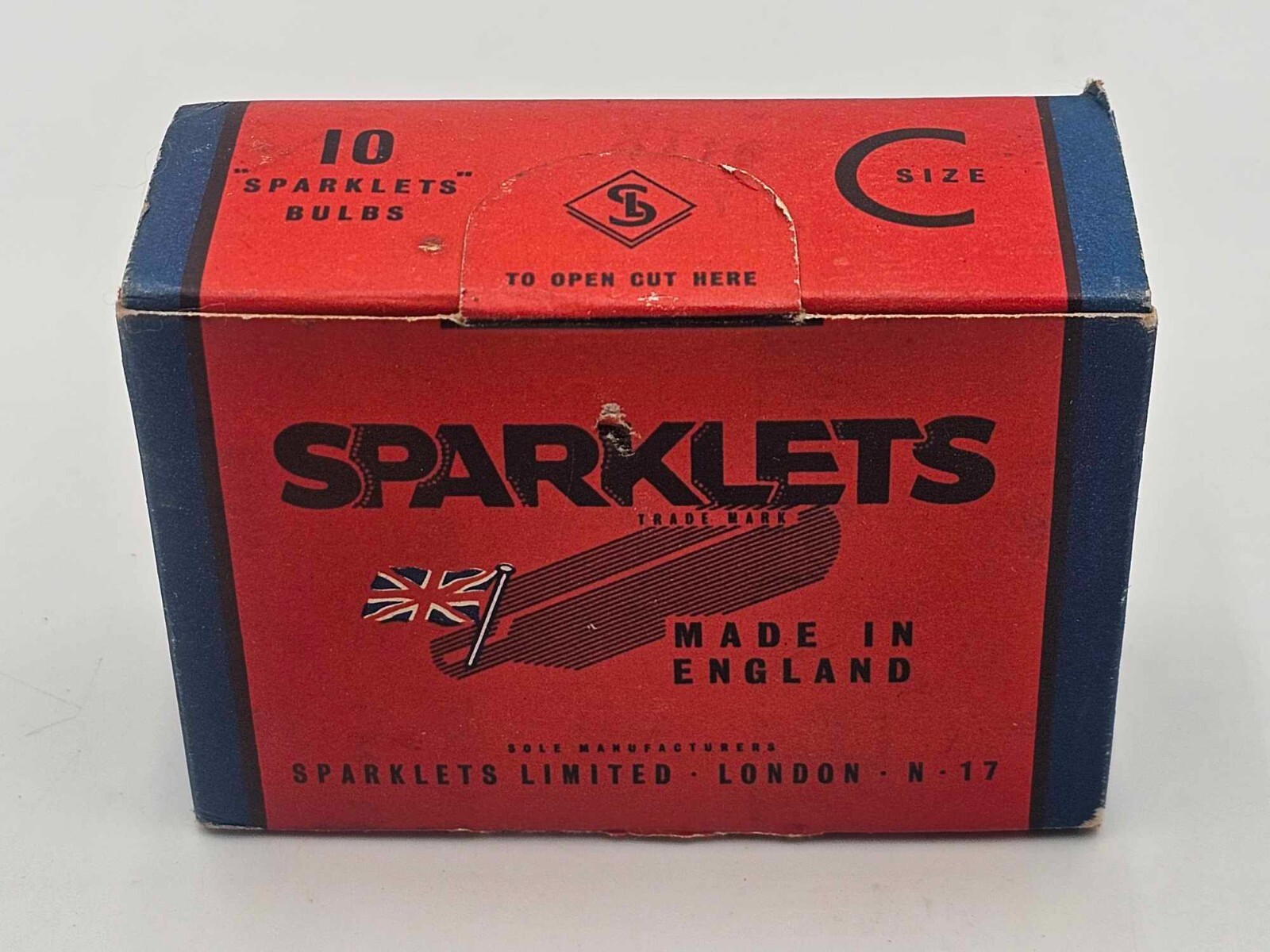 NOS Vintage Sparklets Bulbs Limited England 10 Bulbs Cartridges Unopened 10 Pack NOS Vintage Sparklets Bulbs Limited England 10 Bulbs Cartridges Unopened 10 Pack