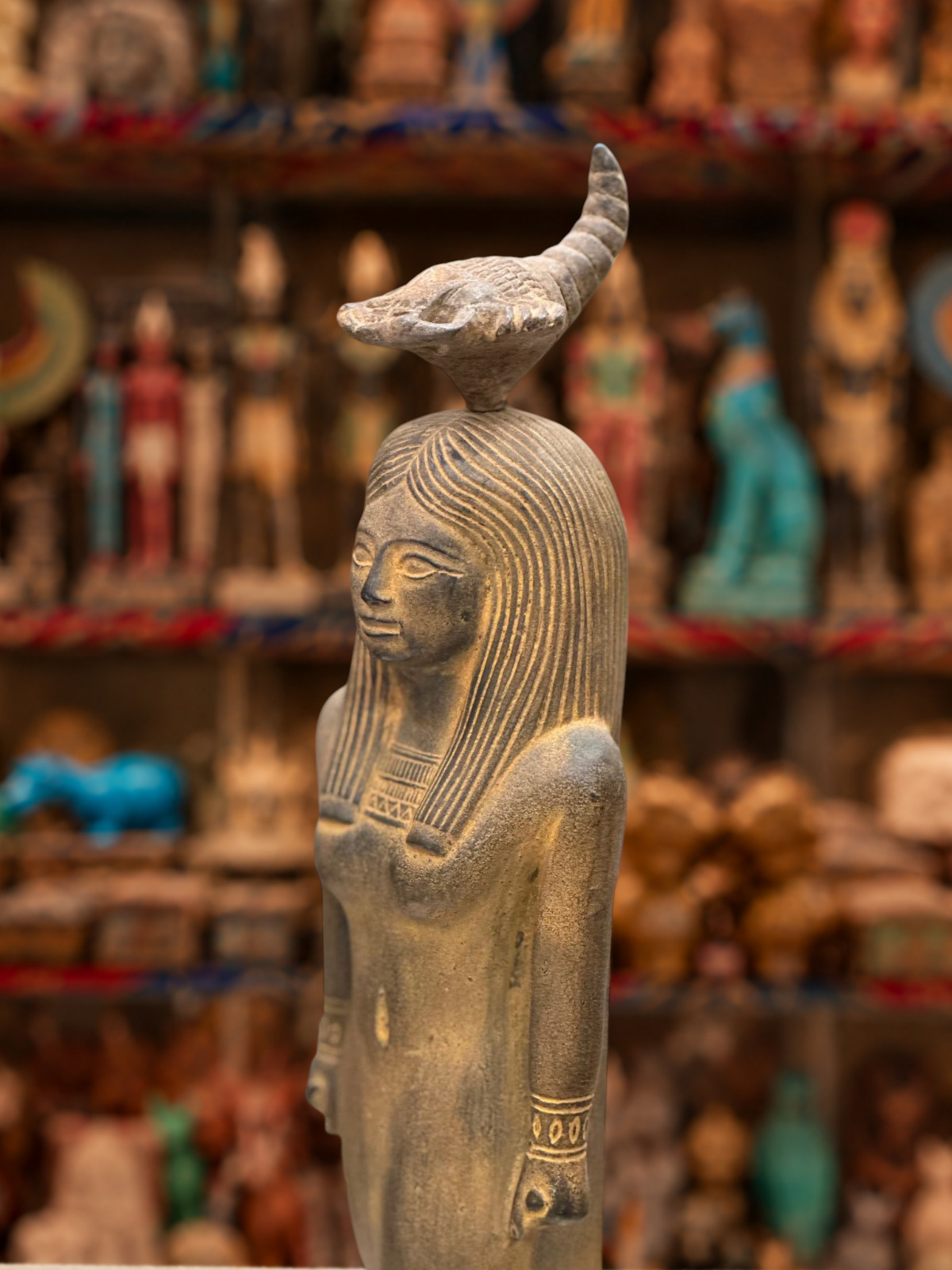 Large Ancient Egyptian Goddess Serket Statue Made in Egypt