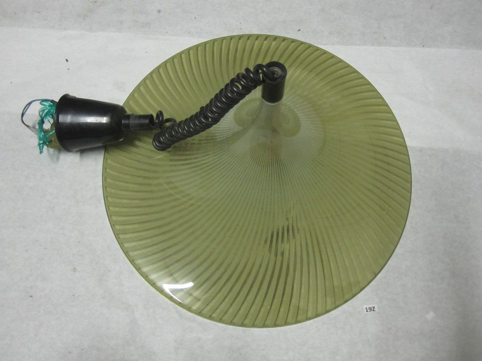 Vintage Meblo iGuzzini Albatros 1970s Harvey Guzzini Pendant Light Black white