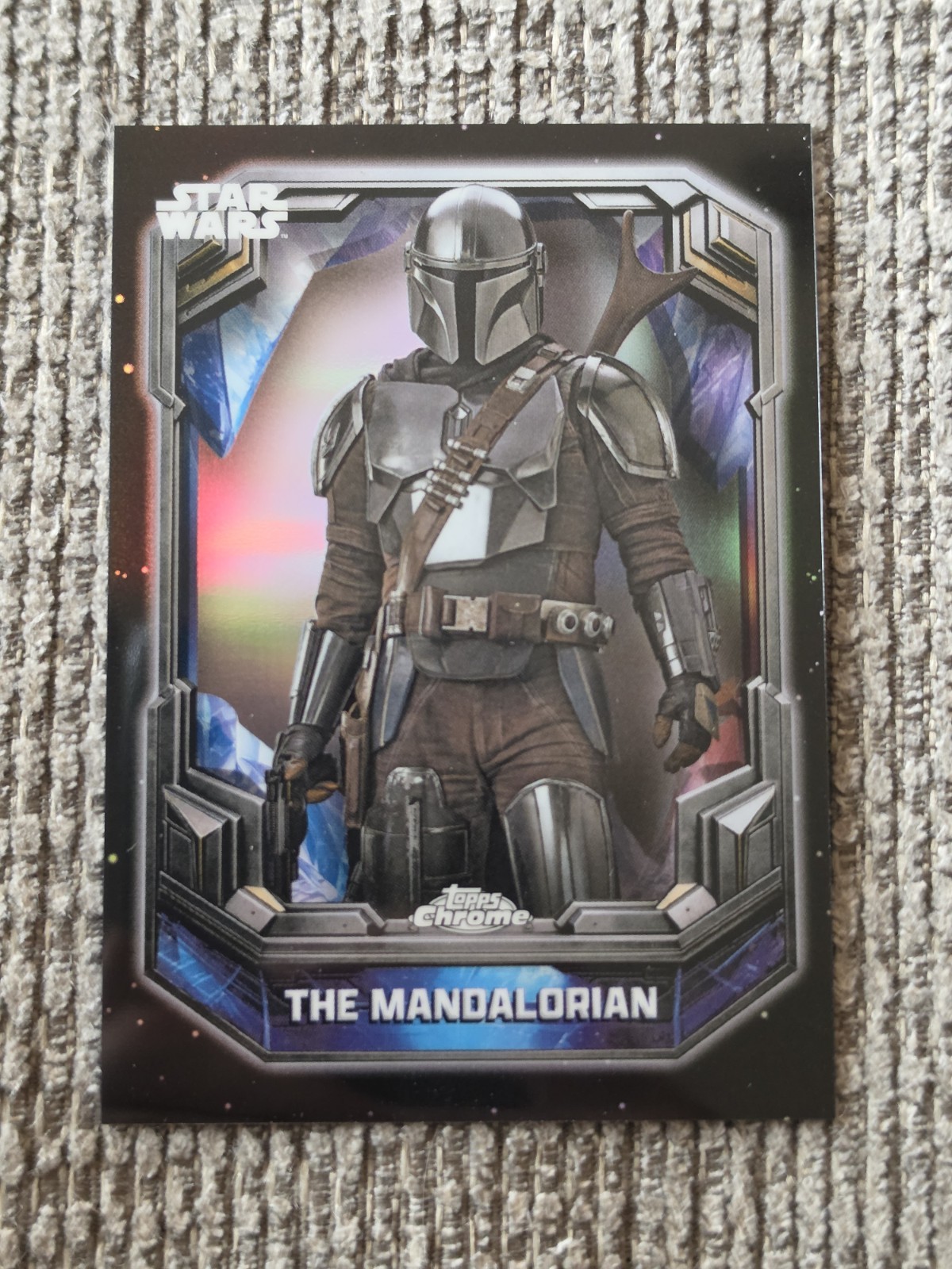 2026 Topps Chrome Star Wars The Mandalorian Cosmic Crystals SSP #COS-21 Case Hit