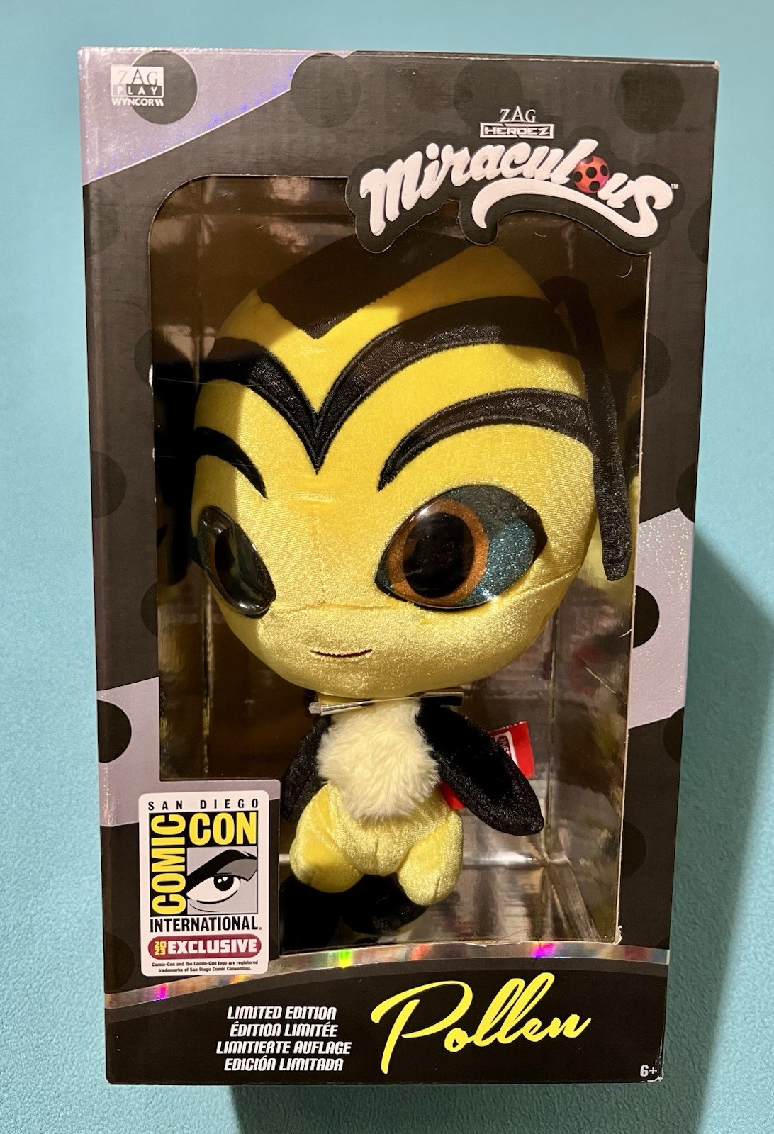 Miraculous / Pollen / Ladybug / Zag Play / San Diego Comic Con 2023 /Kwami Plush