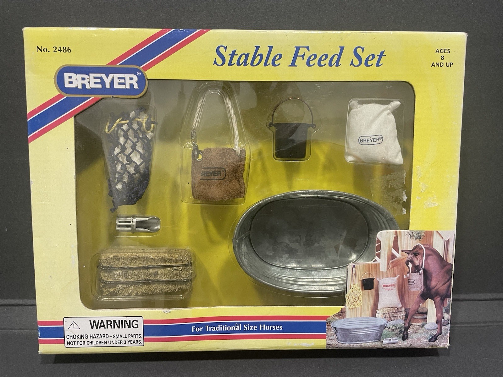 Breyer Traditional Series #2486 Stable Feed Set 1:9 Scale -New- Sealed