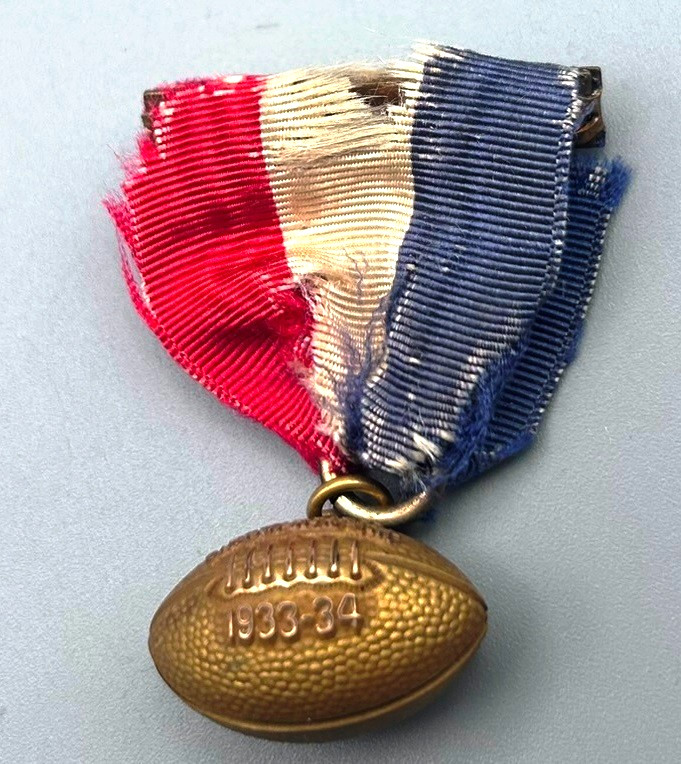 Pre-WWII 1933–1934 U.S. Navy Battle Force Football Championship Medal VERY RARE