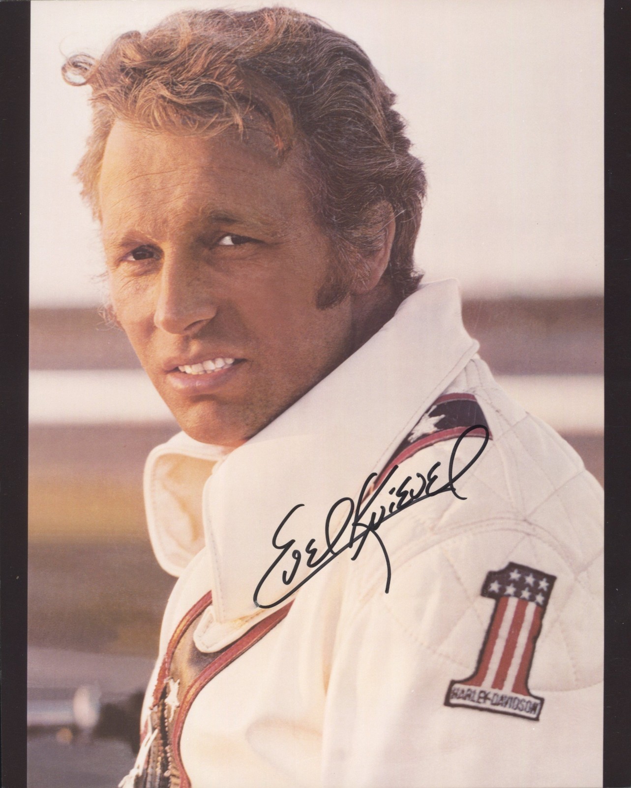Evel Knievel ~ Signed Autographed Vintage Photograph ~ PSA DNA