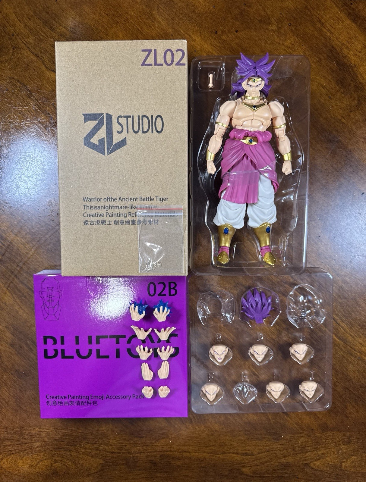 SH Figuarts Dragon Ball Z ZL Studios Broly Purple Form ZL02 2026 *NEW*