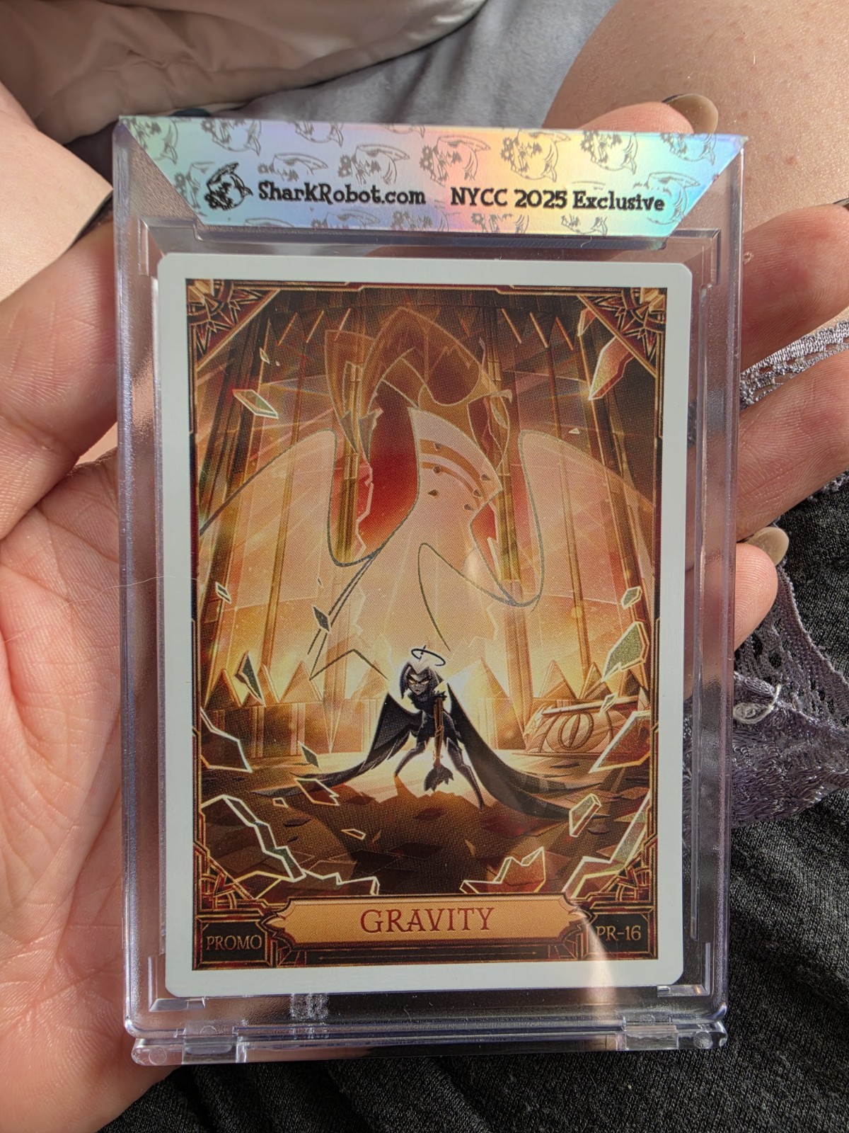 2025 Hazbin Hotel NYCC Foil Promo PR-16 Trading Card Gravity