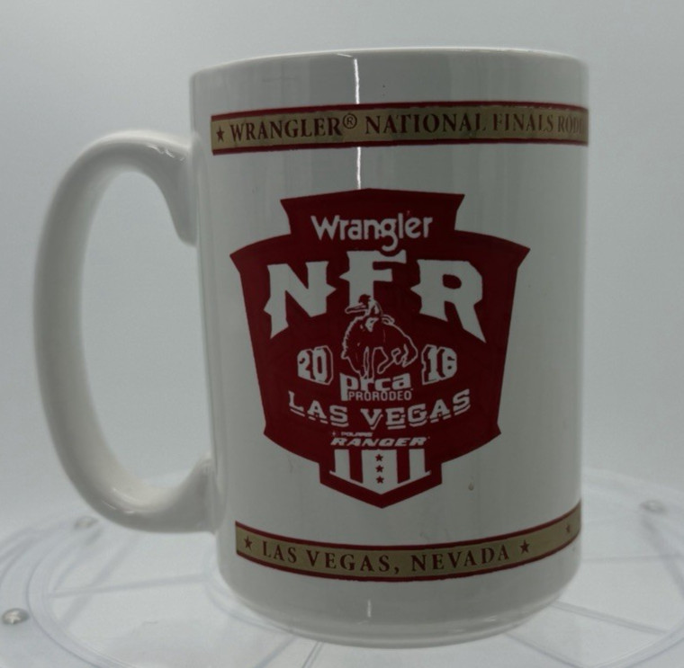 2016 Wrangler NFR National Finals Rodeo Las Vegas Coffee Mug M Ware PRCA