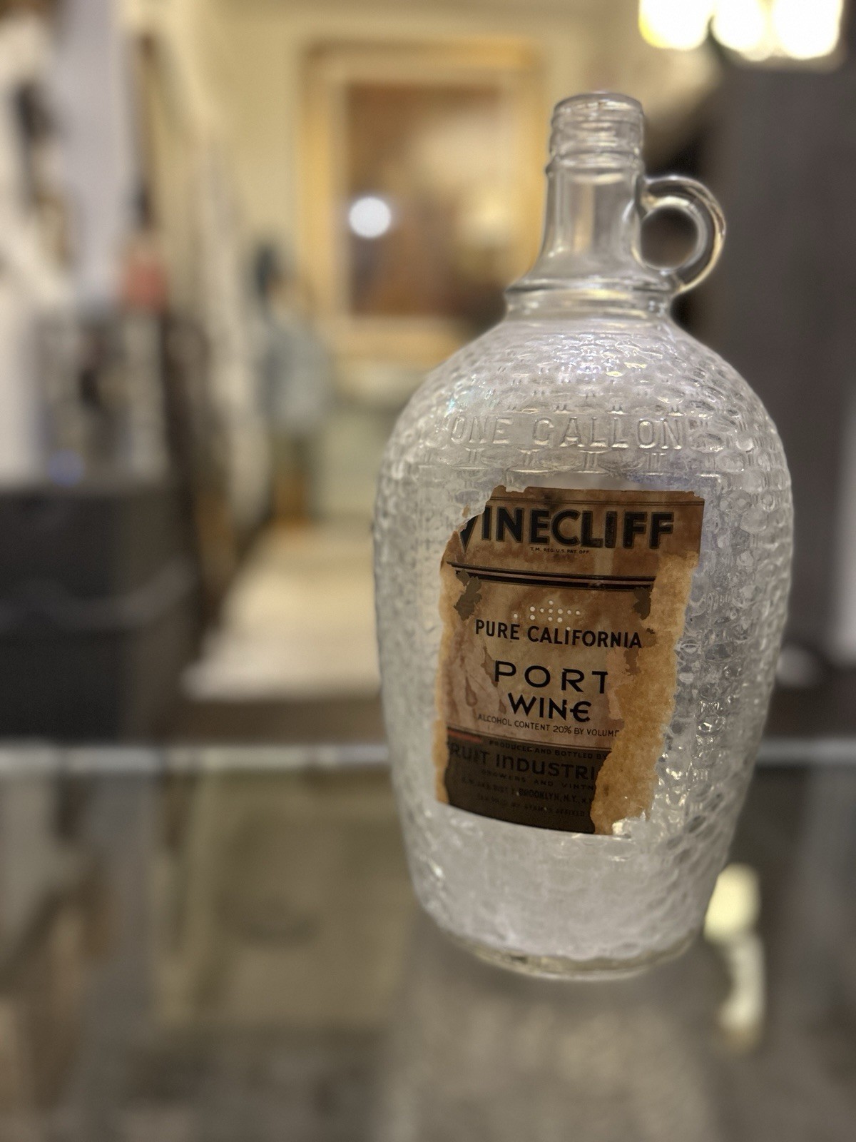 Antique Fruit Industries Ltd Vinecliff California Port Wine Jug EXTREMELY RARE
