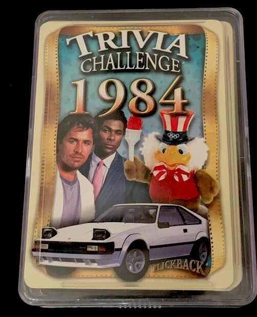 Trivia Challenge 1984 Playing Cards (Case Included)
