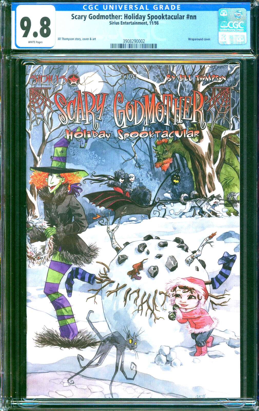 Scary Godmother Holiday Spooktacular #1 Jill Thompson Sirius 1998 CGC 9.8