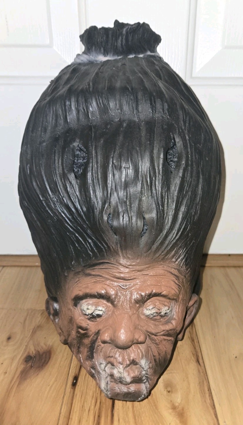 Vintage 1992 Rubies Shrunken Head Mask Distortions Unlimited Halloween Creepy Vintage 1992 Rubies Shrunken Head Mask Distortions Unlimited Halloween Creepy