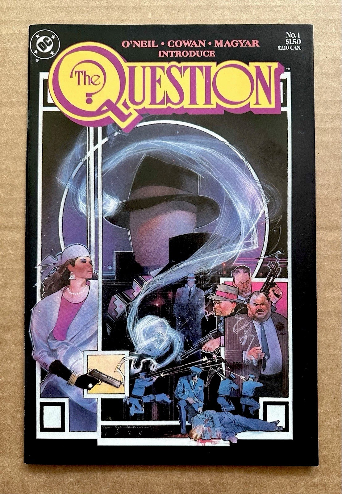 The Question #1 (DC 1987) 1st Solo Series, Sienkiewicz Cover HIGH GRADE NM/NM+