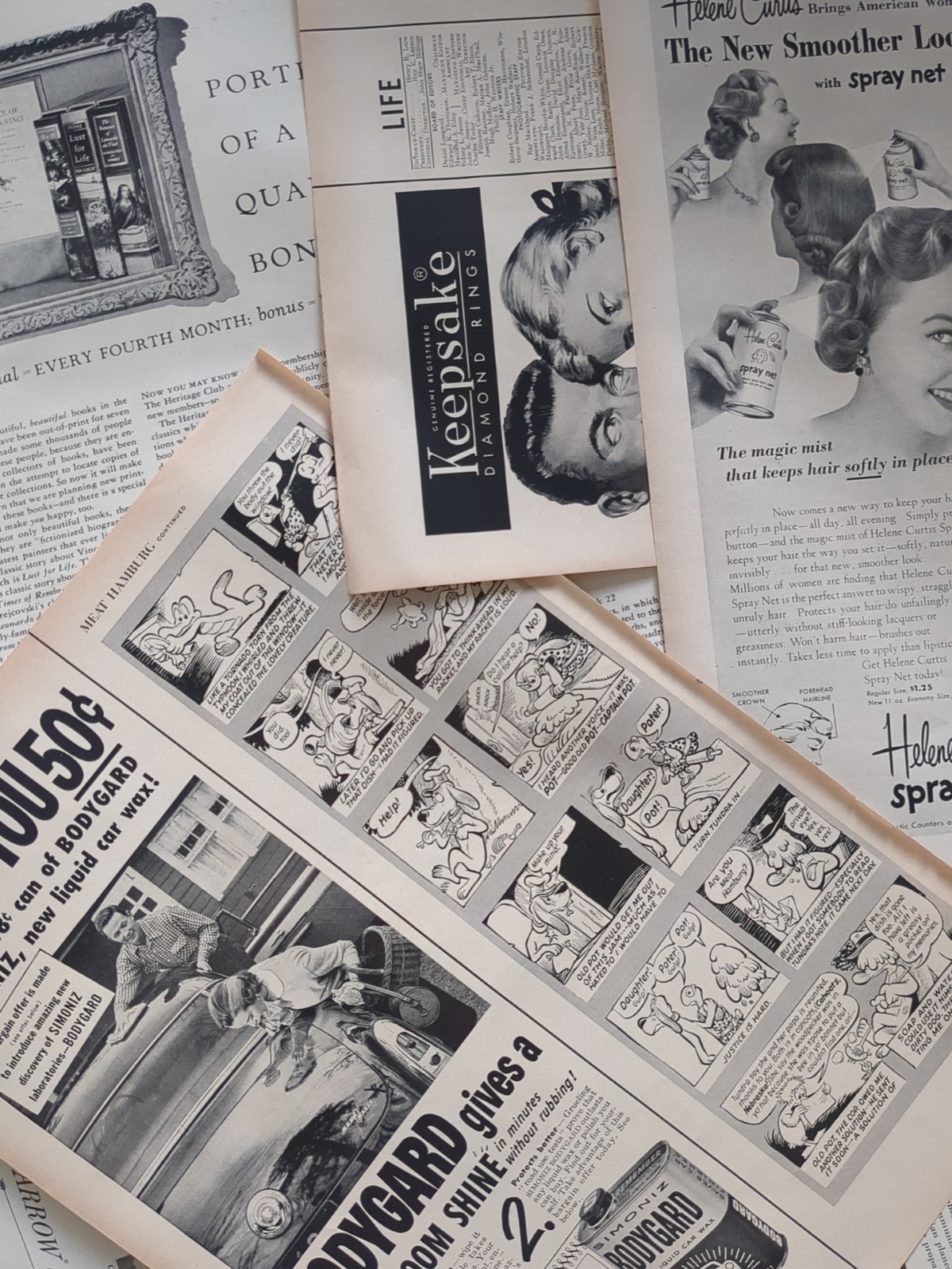 100+ Vintage Paper Ephemera Huge Lot - Perfect For Junk Journals 40's 50's 1 Lb