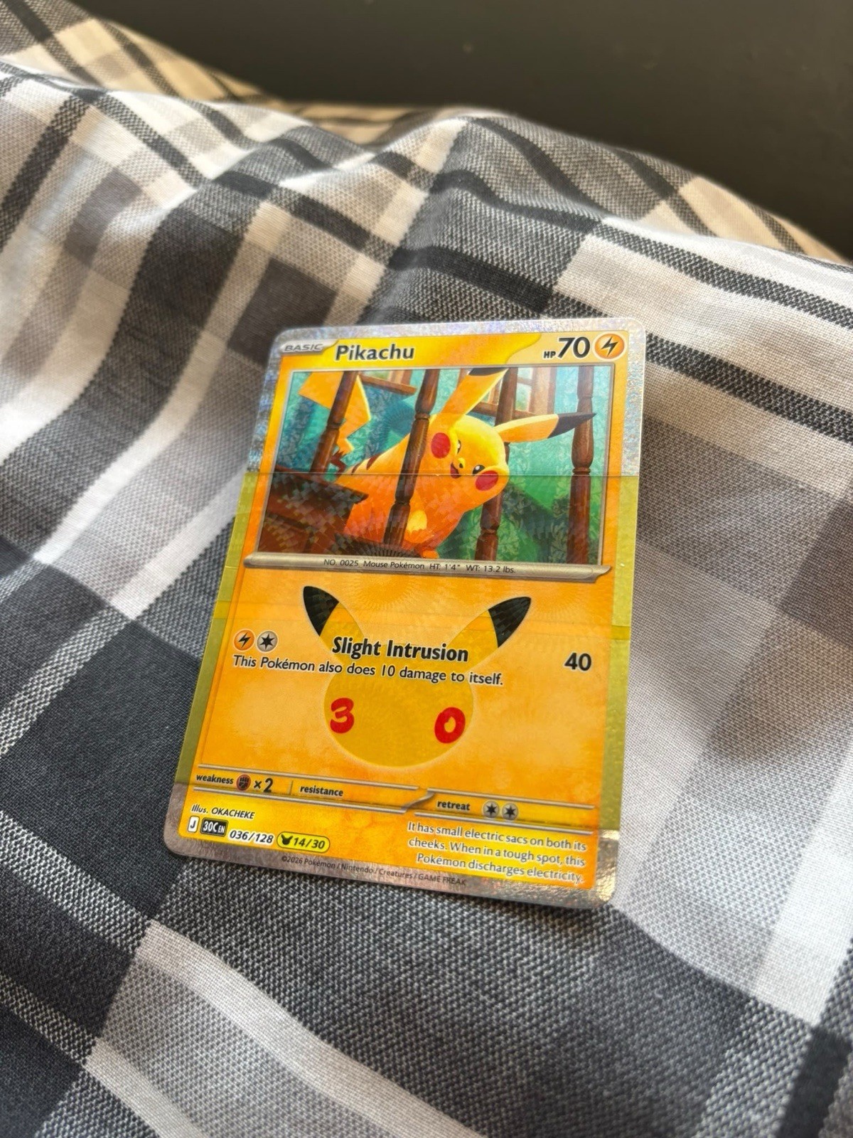 Pokémon TCG Pikachu Error Card For Brehella